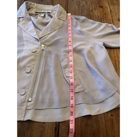Daughters Of Liberation Anthropologie Lightweight Jacket Military Size Large - Picture 8 of 16